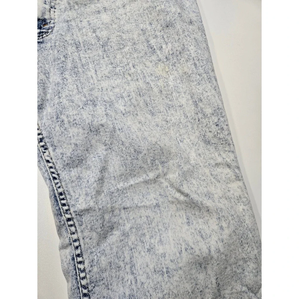 Levi's Light Blue Acid Wash Jeans Denim Straight Leg 38x30 Vintage USA‎